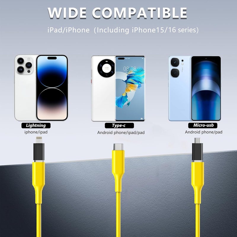 JSE Store Endoscope Camera with Light, 16.4FT Waterproof Borescope 1920P HD, Semi-Rigid Cable, 8 Adjustable High Brightness LED Lights Inspection Snake Camera for iPhone, Android, iPad - Image 2